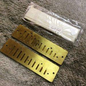Harmonica Hering Blues reed plates, key of F# (new)