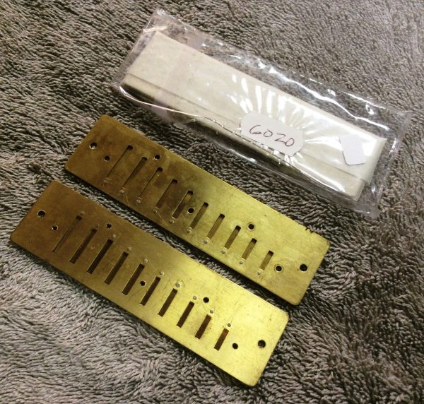 Harmonica Hering Blues reed plates, key of F# (new)
