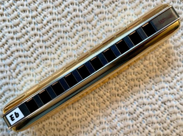 Harmonica Suzuki Promaster Gold unvalved, key of Eb