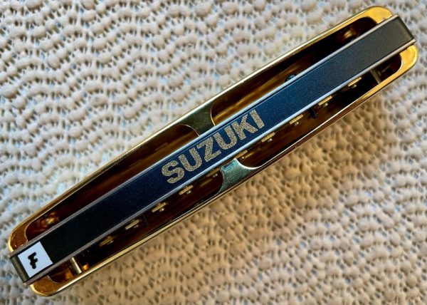 Harmonica Suzuki Promaster Gold valved, key of F