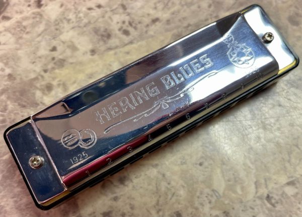 Harmonica Hering Blues with new reed plates, key of F#
