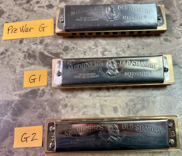 Harmonica Hohner Old Standby, key of G (customized)