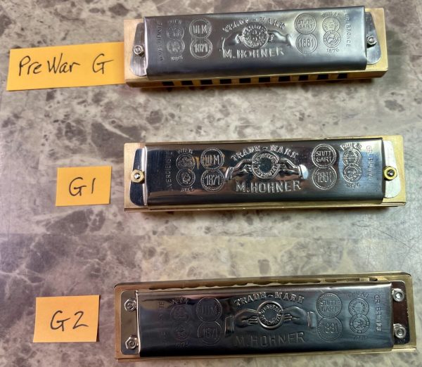 Harmonica Hohner Old Standby, key of G (customized)